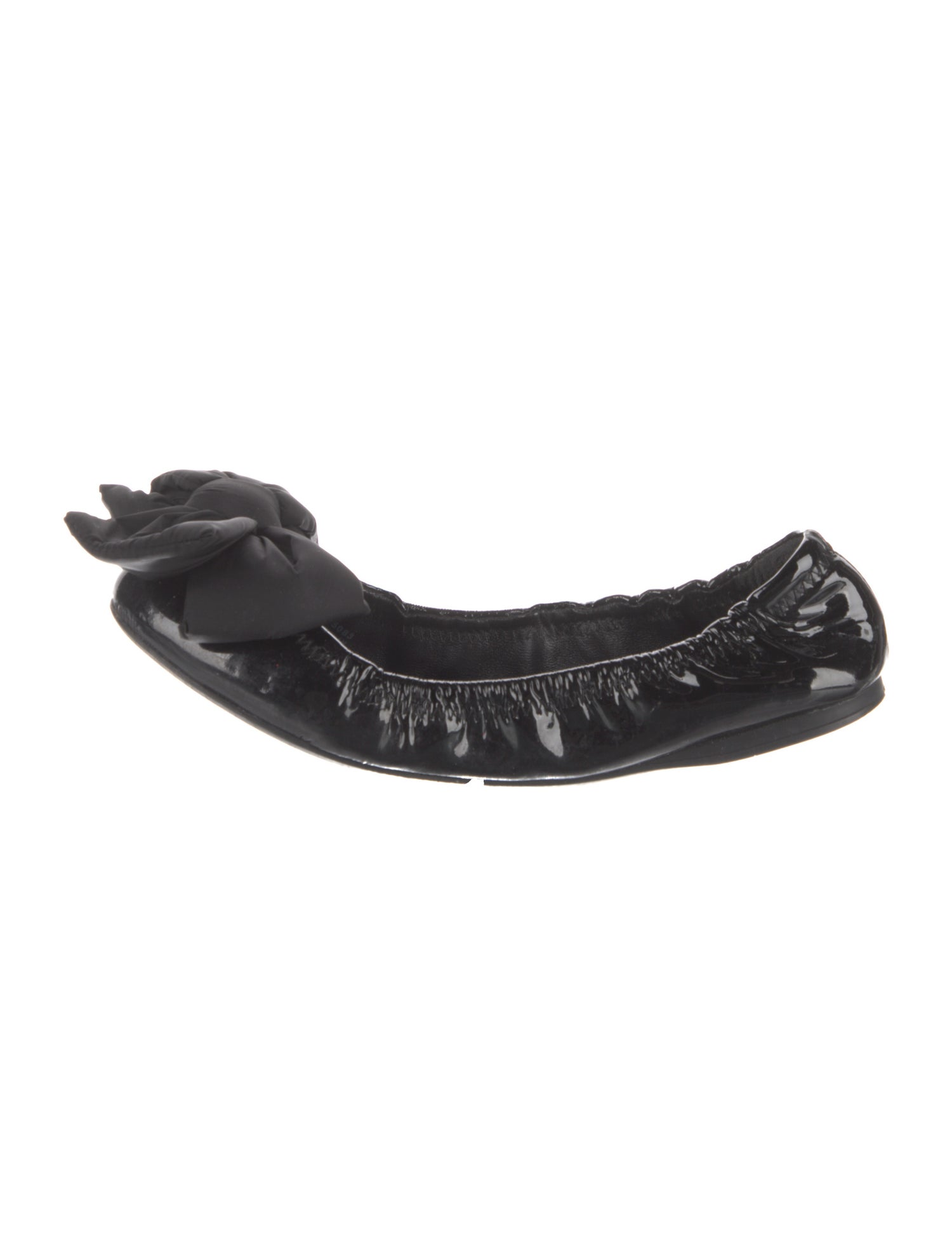 Prada Sport Patent Leather Ballet Flats