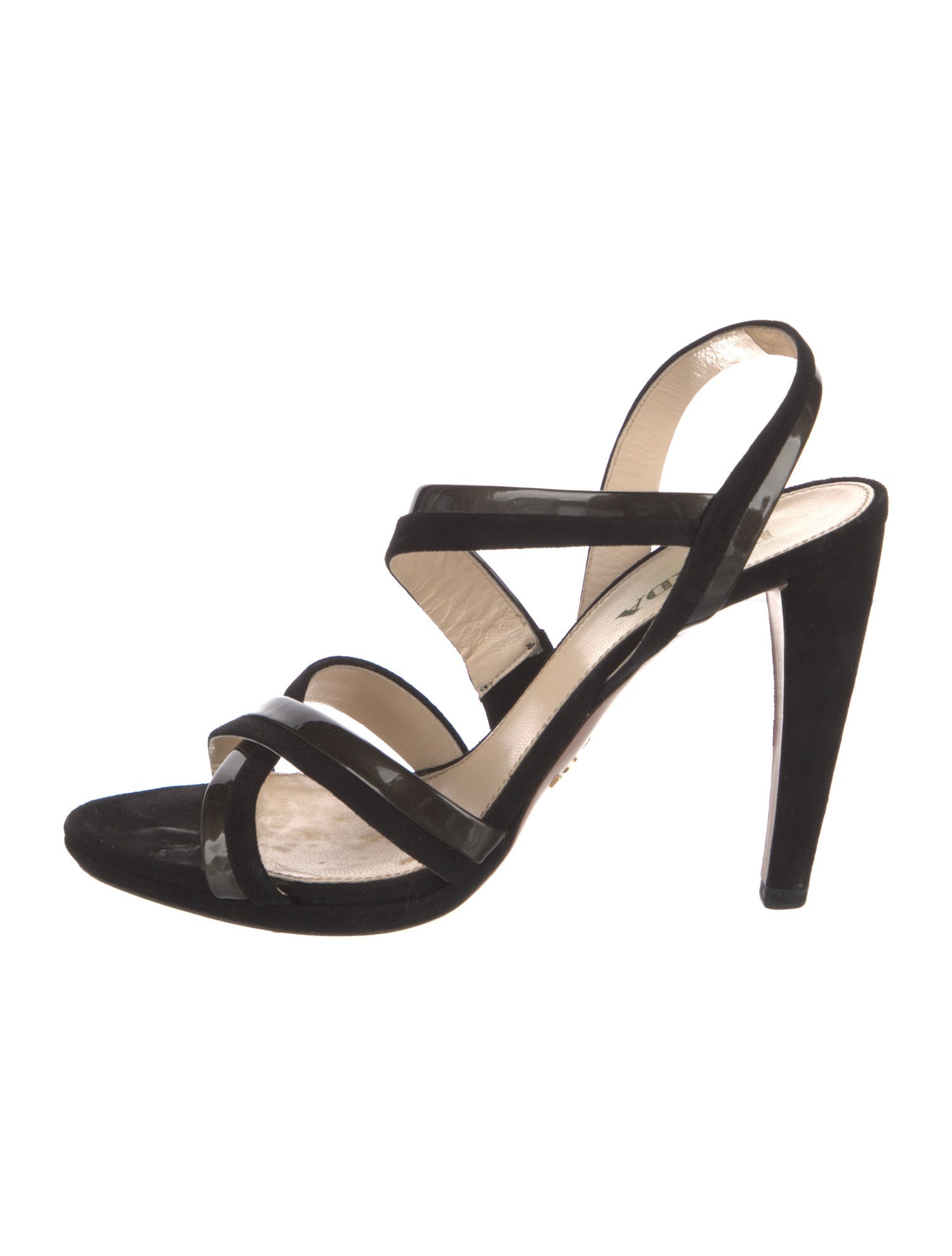 Prada Suede Slingback Sandals