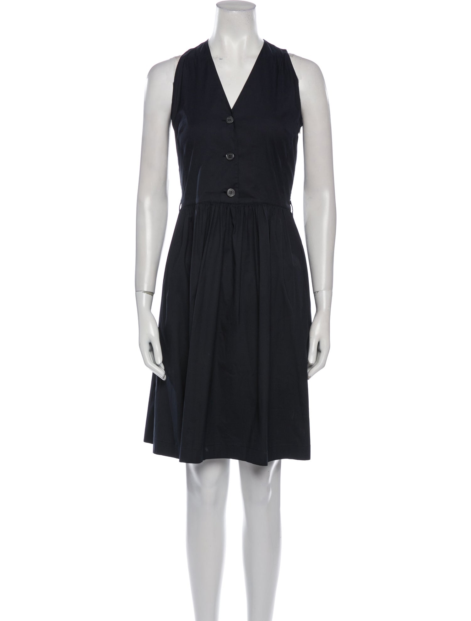 Prada Sport V-Neck Knee-Length Dress