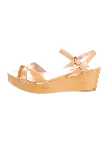 Prada Sport Sandals Vintage Patent Leather IT 37.5 | 7.5