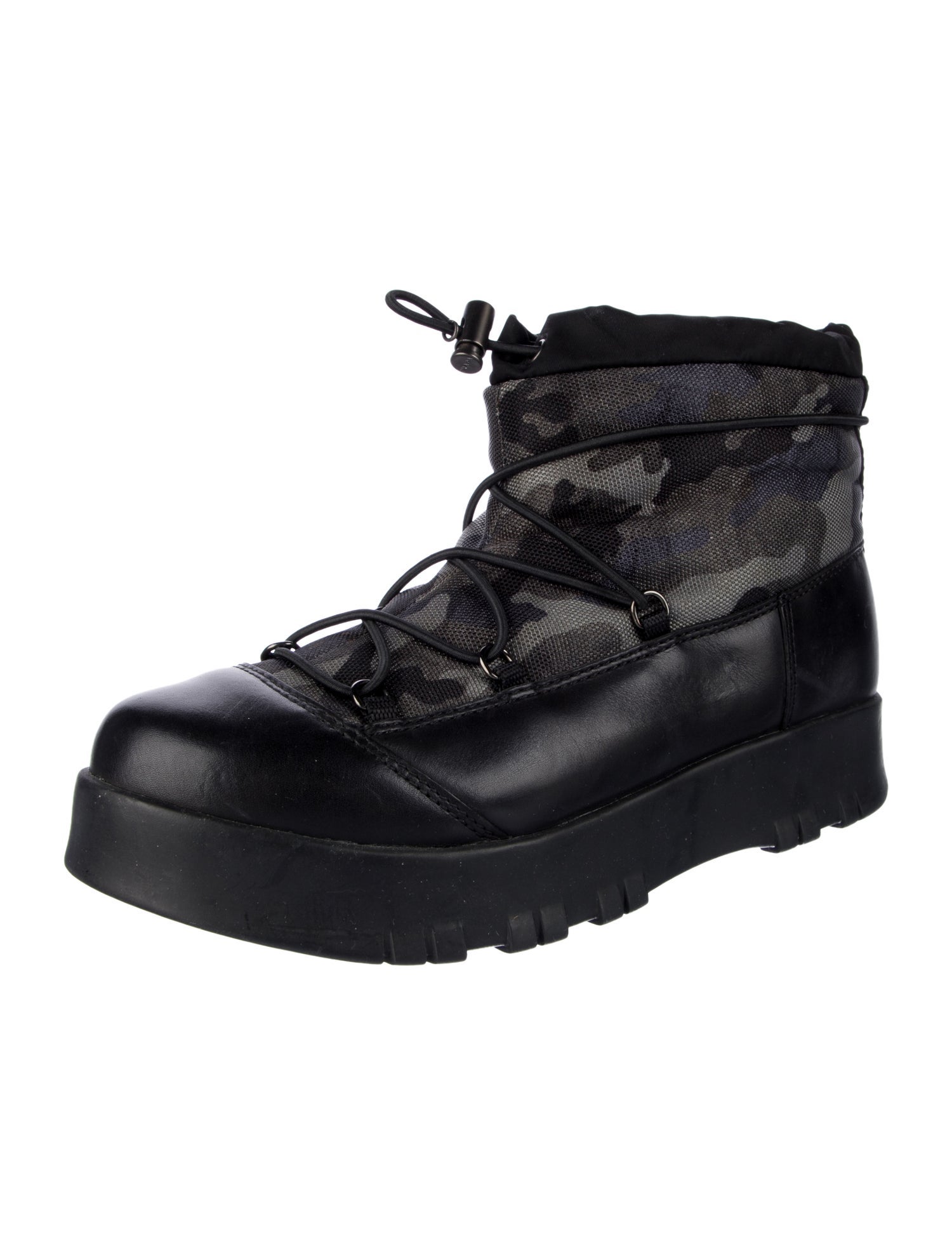 Prada Sport Nylon Lace-Up Boots