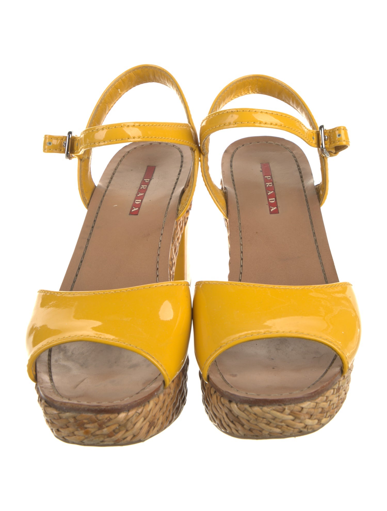 Prada Sport Patent Leather Espadrilles