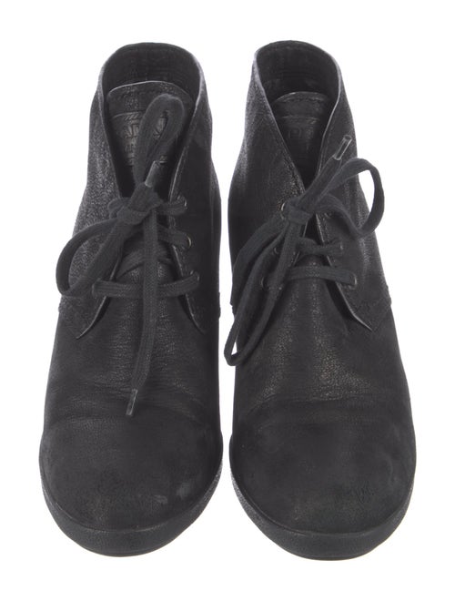 Prada Sport Leather Lace-Up Boots