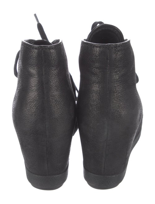 Prada Sport Leather Lace-Up Boots