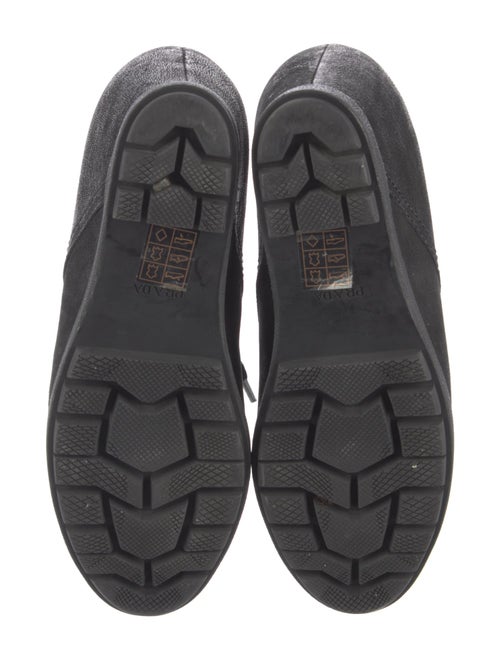 Prada Sport Leather Lace-Up Boots