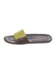 Prada Sport Leather Printed Slides
