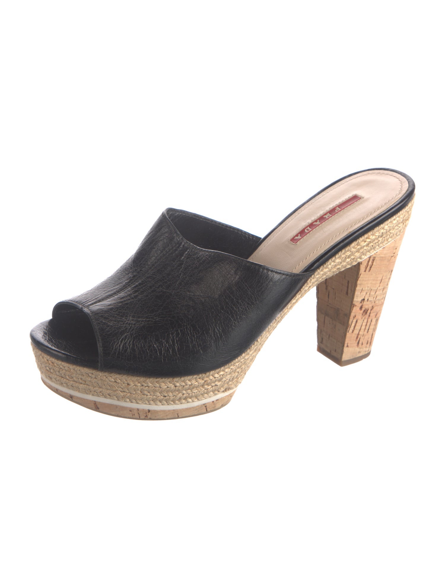 Prada Sport Leather Espadrilles