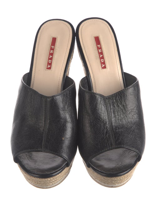 Prada Sport Leather Espadrilles