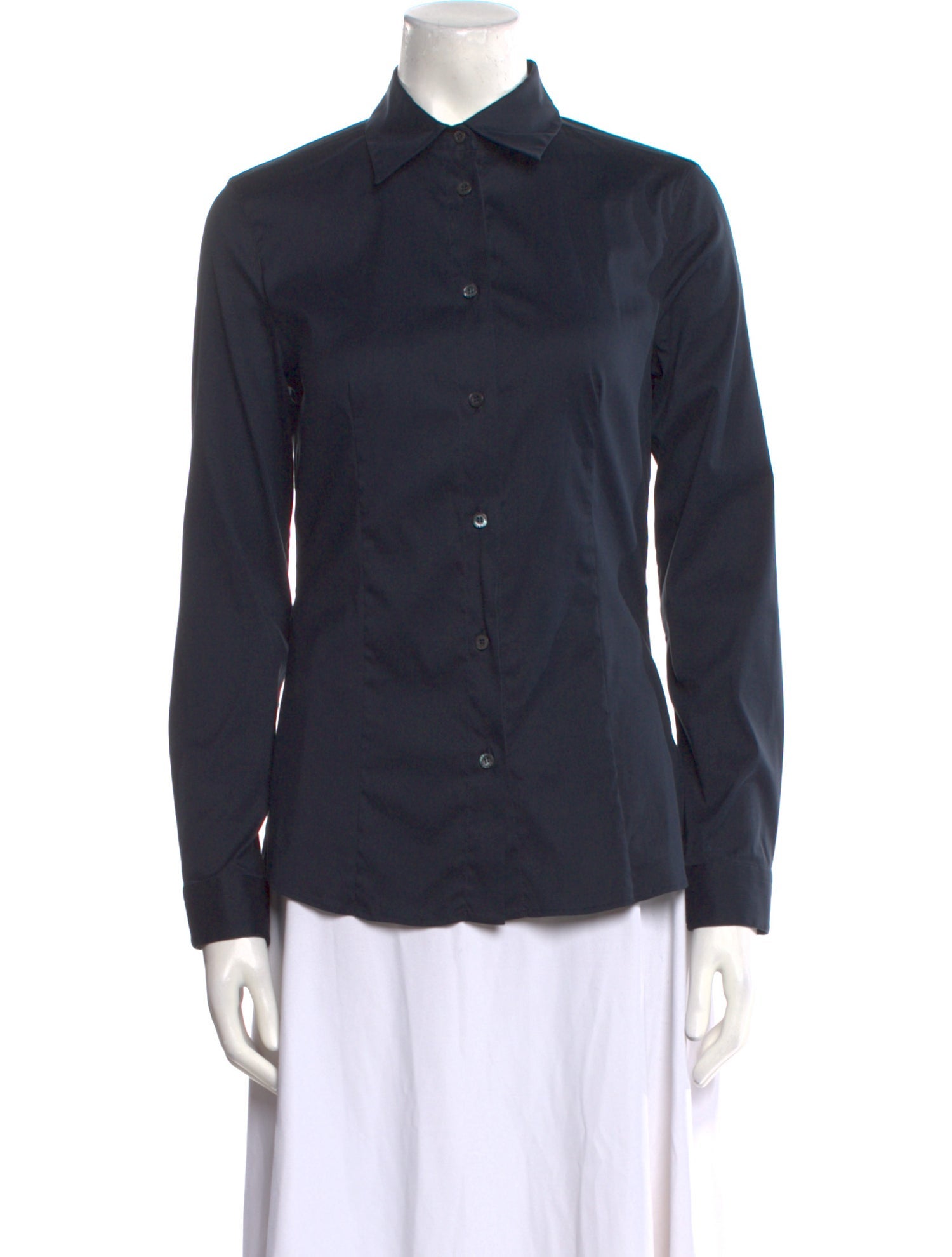 Prada 2012 Long Sleeve Button-Up Top