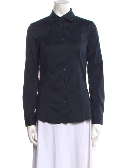 Prada 2012 Long Sleeve Button-Up Top