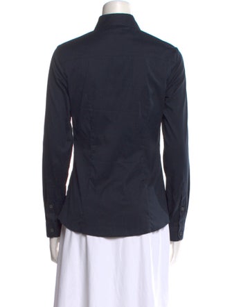 Prada 2012 Long Sleeve Button-Up Top