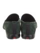 Prada Sport Enameled Metal Triangle Suede Loafers