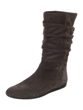 Prada Sport Suede Rain Boots