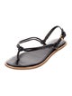 Prada Sport Leather Slingback Sandals