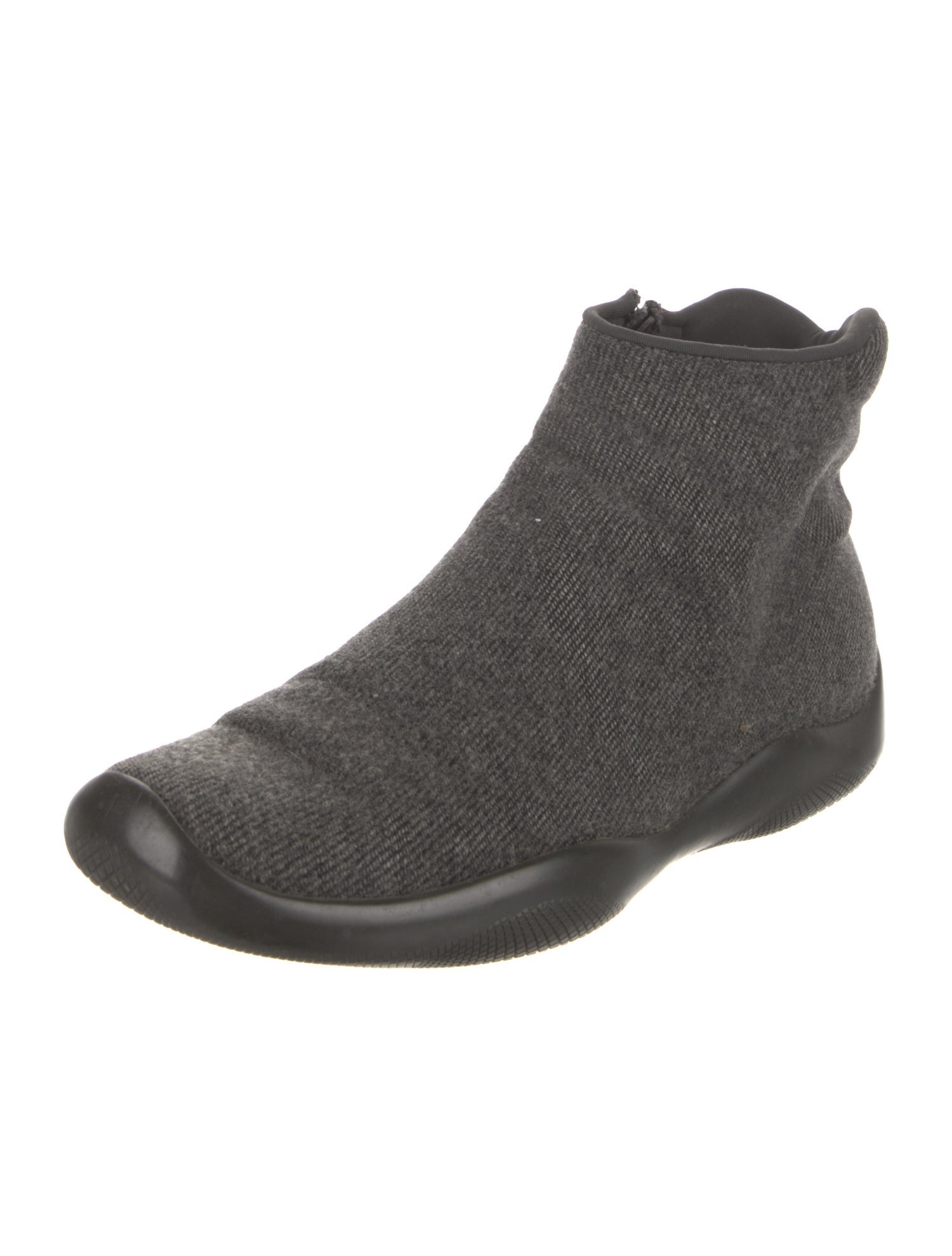 Prada Sport Wool Chelsea Boots