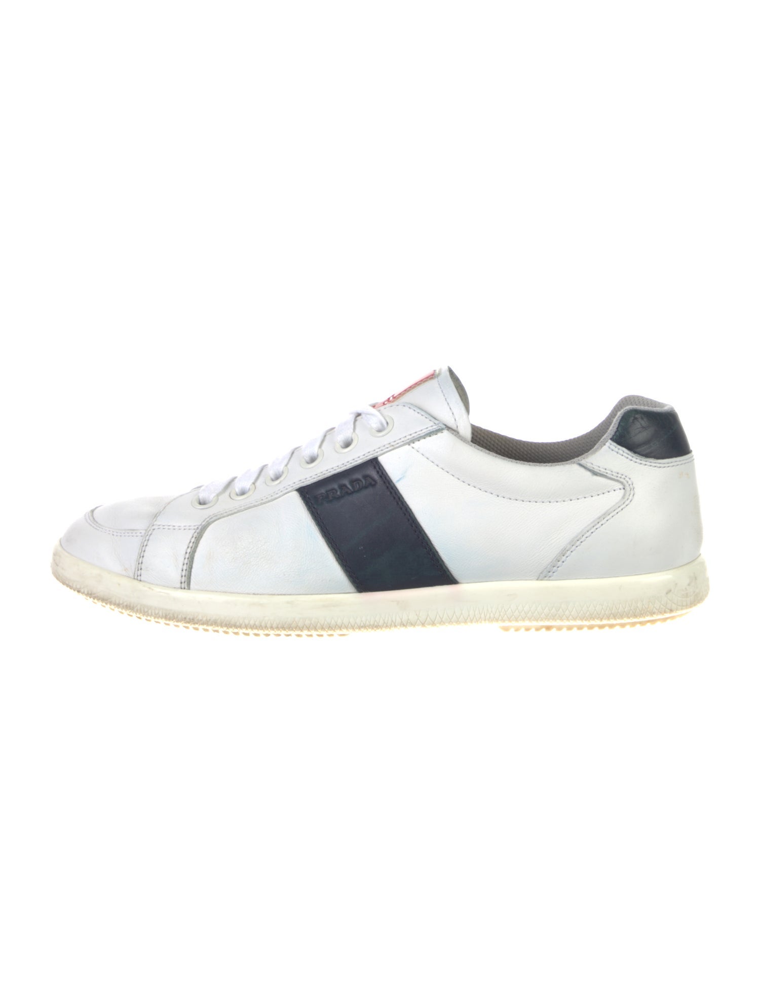 Prada Sport Leather Printed Sneakers