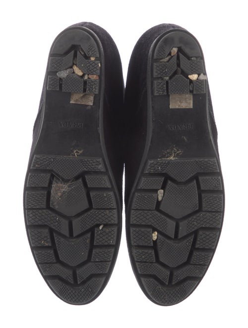 Prada Sport Suede Lace-Up Boots