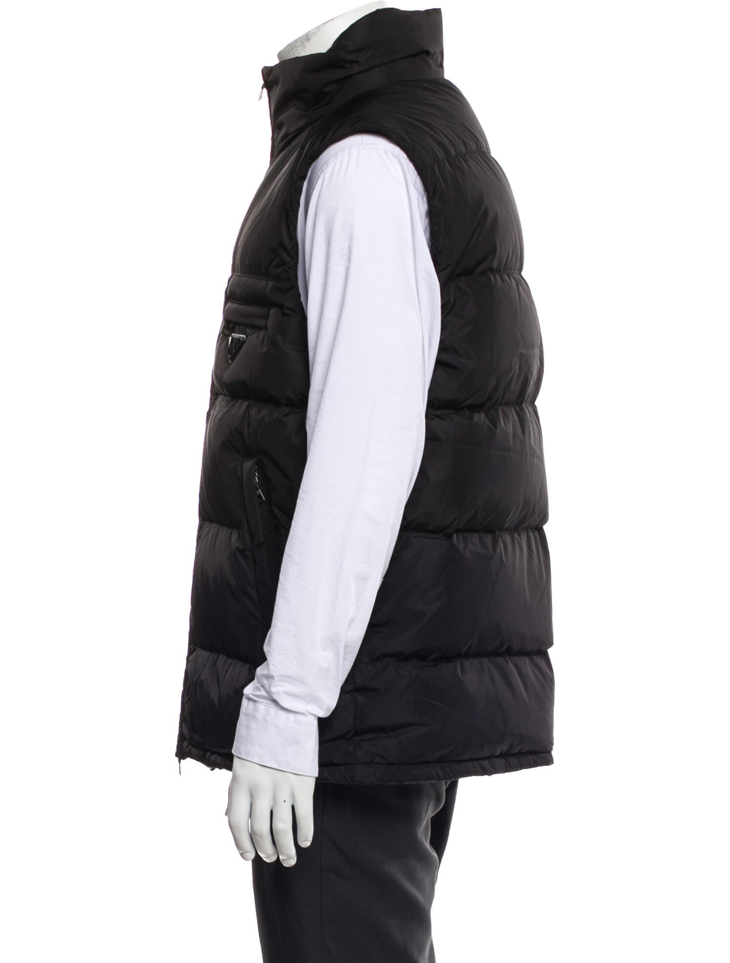 Prada 2012 Enameled Metal Triangle Vest