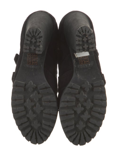 Prada Sport Suede Combat Boots