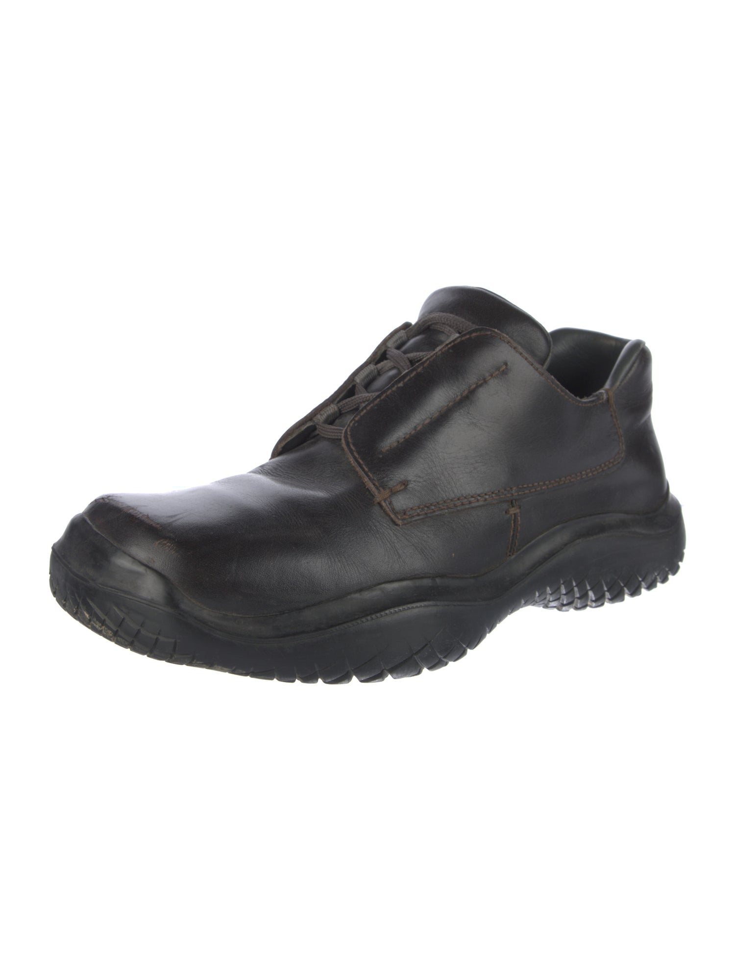 Prada Sport Leather Derby Shoes