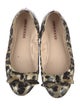 Prada Sport Patent Leather Animal Print Flats