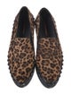 Prada Sport Ponyhair Animal Print Loafers