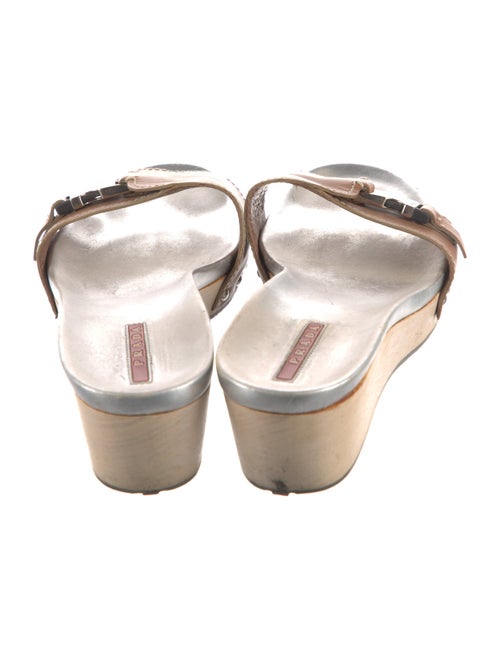 Prada Sport Leather Slides