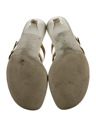 Prada Sport Patent Leather Flip Flops