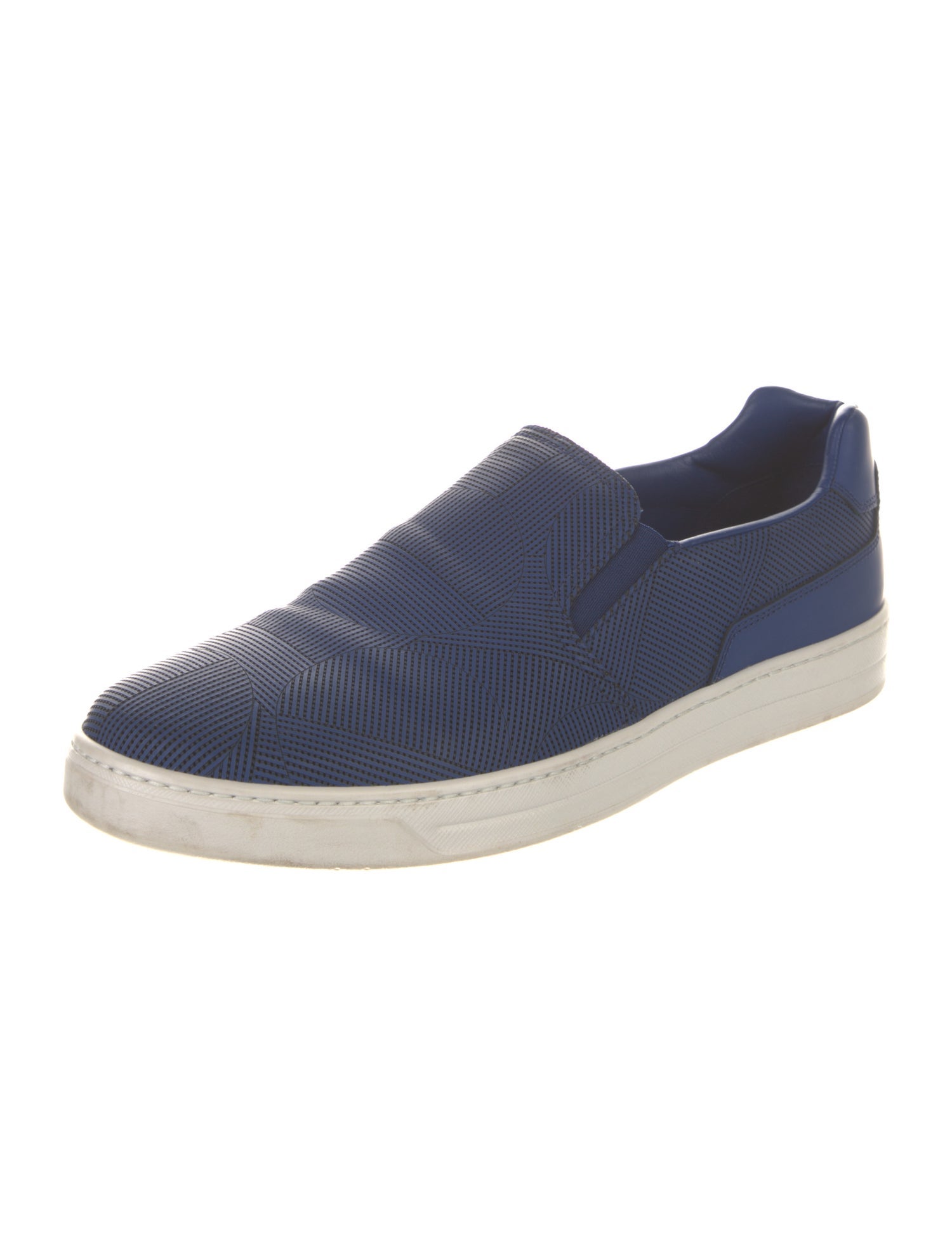 Prada Sport Leather Lasercut Accents Sneakers