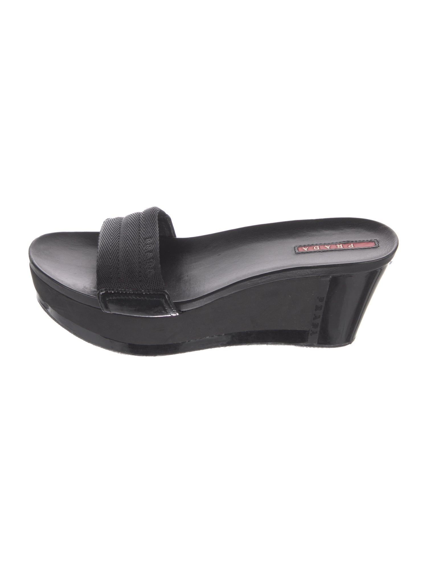 Prada Sport Leather Slides