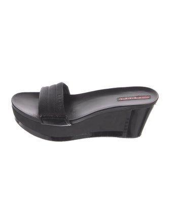 Prada Sport Leather Slides