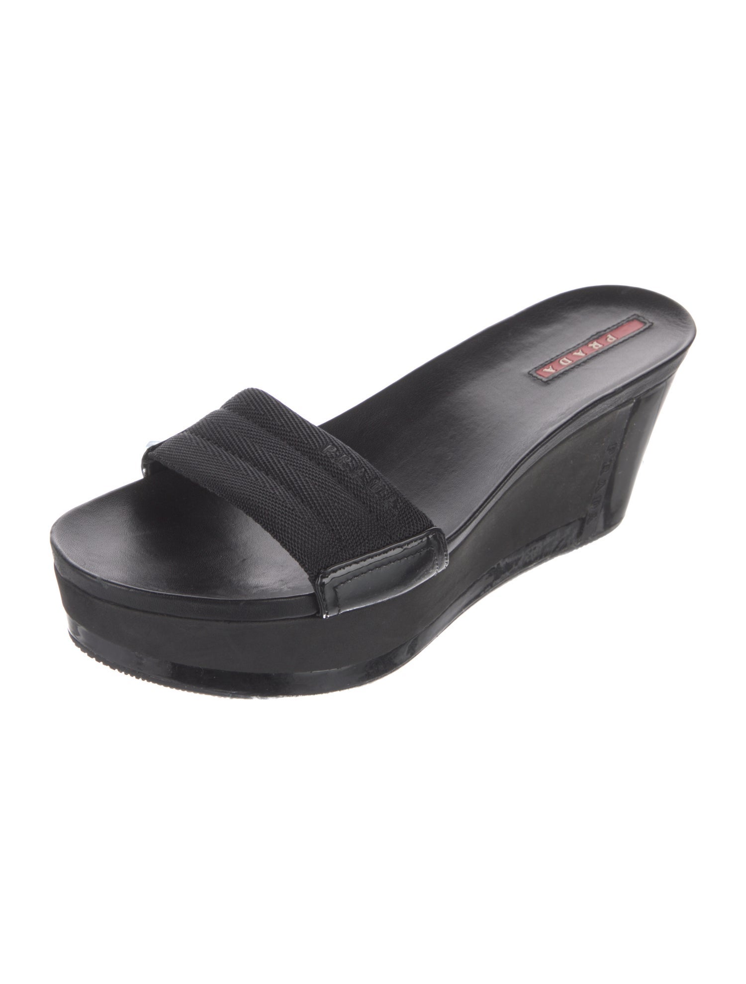 Prada Sport Leather Slides