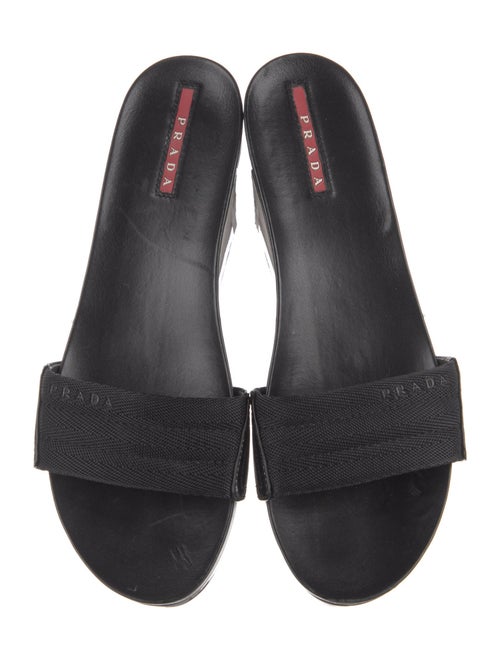 Prada Sport Leather Slides