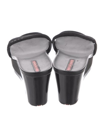 Prada Sport Leather Slides