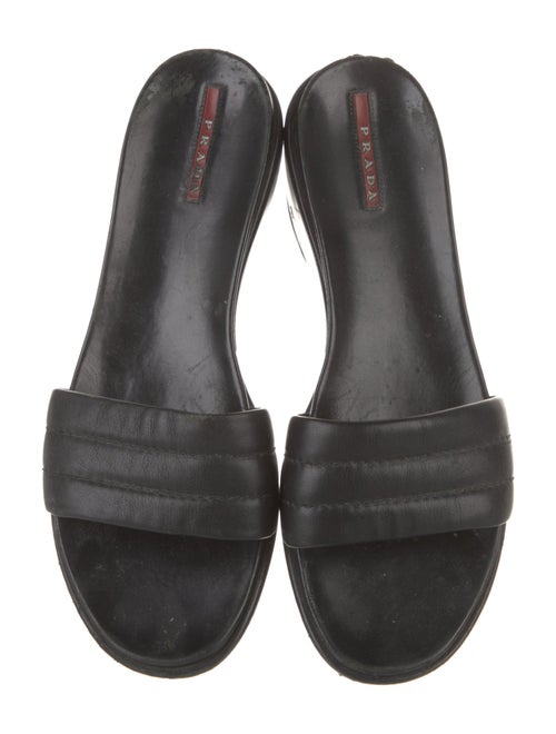 Prada Sport Leather Slides
