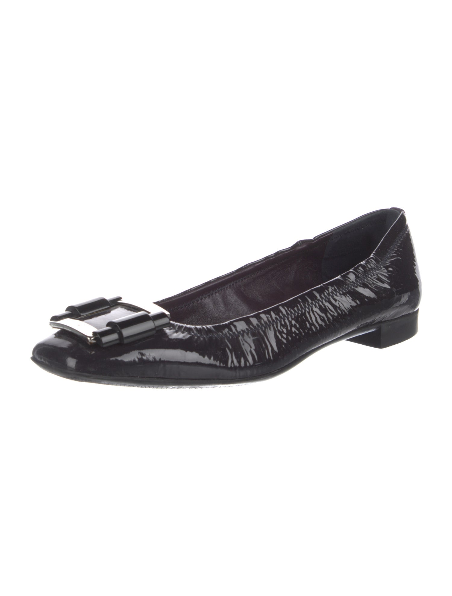 Prada Sport Patent Leather Ballet Flats