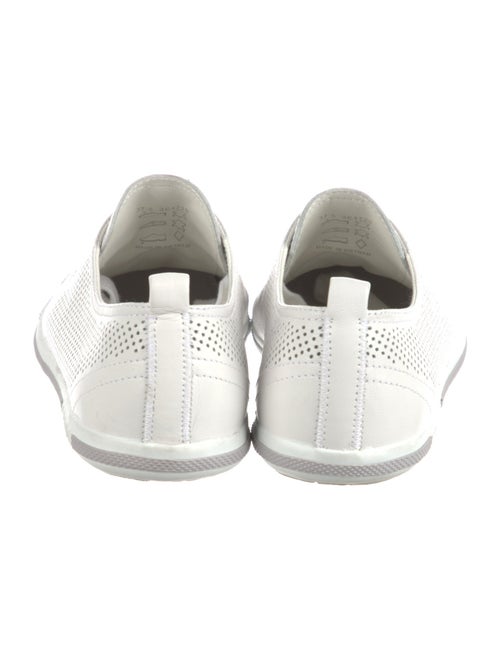 Prada Sport Leather Lasercut Accents Sneakers