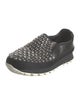 Prada Sport Leather Crystal Embellishments Oxfords