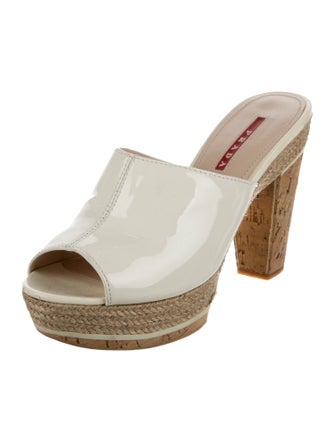 Prada Sport Leather Slides