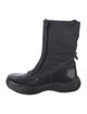 Prada Sport Leather Combat Boots