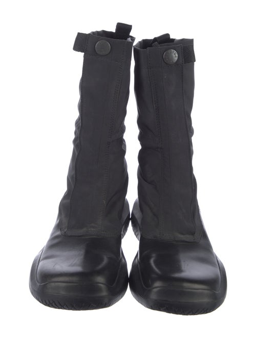 Prada Sport Leather Combat Boots