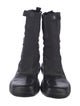 Prada Sport Leather Combat Boots