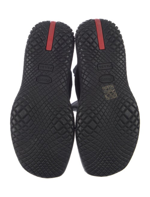 Prada Sport Leather Combat Boots