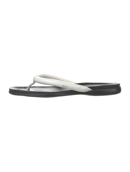 Prada Sport Leather Flip Flops