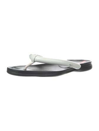 Prada Sport Leather Flip Flops