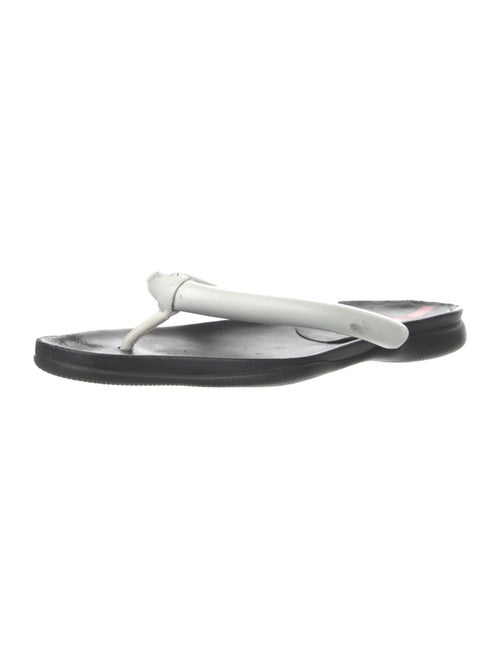 Prada Sport Leather Flip Flops