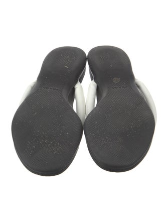 Prada Sport Leather Flip Flops