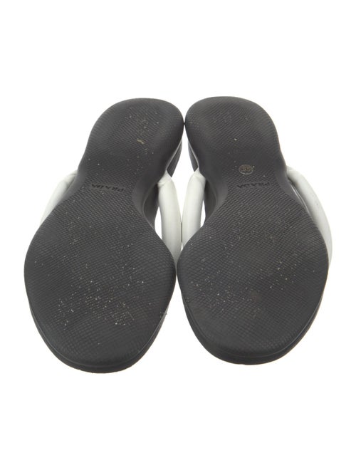 Prada Sport Leather Flip Flops