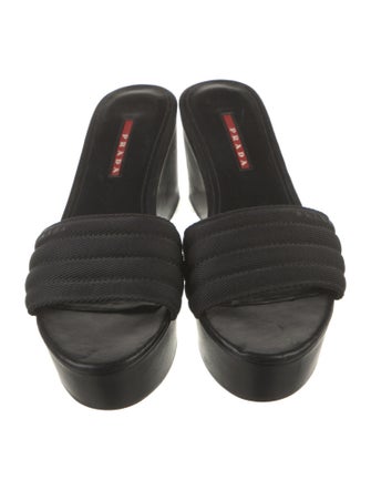 Prada Sport Canvas Slides