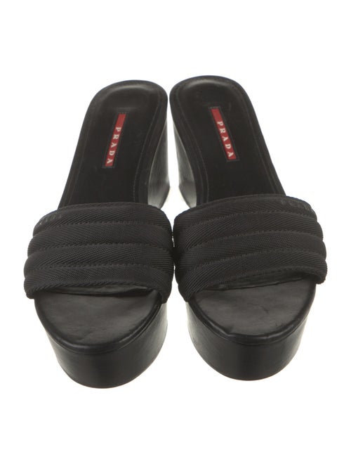 Prada Sport Canvas Slides